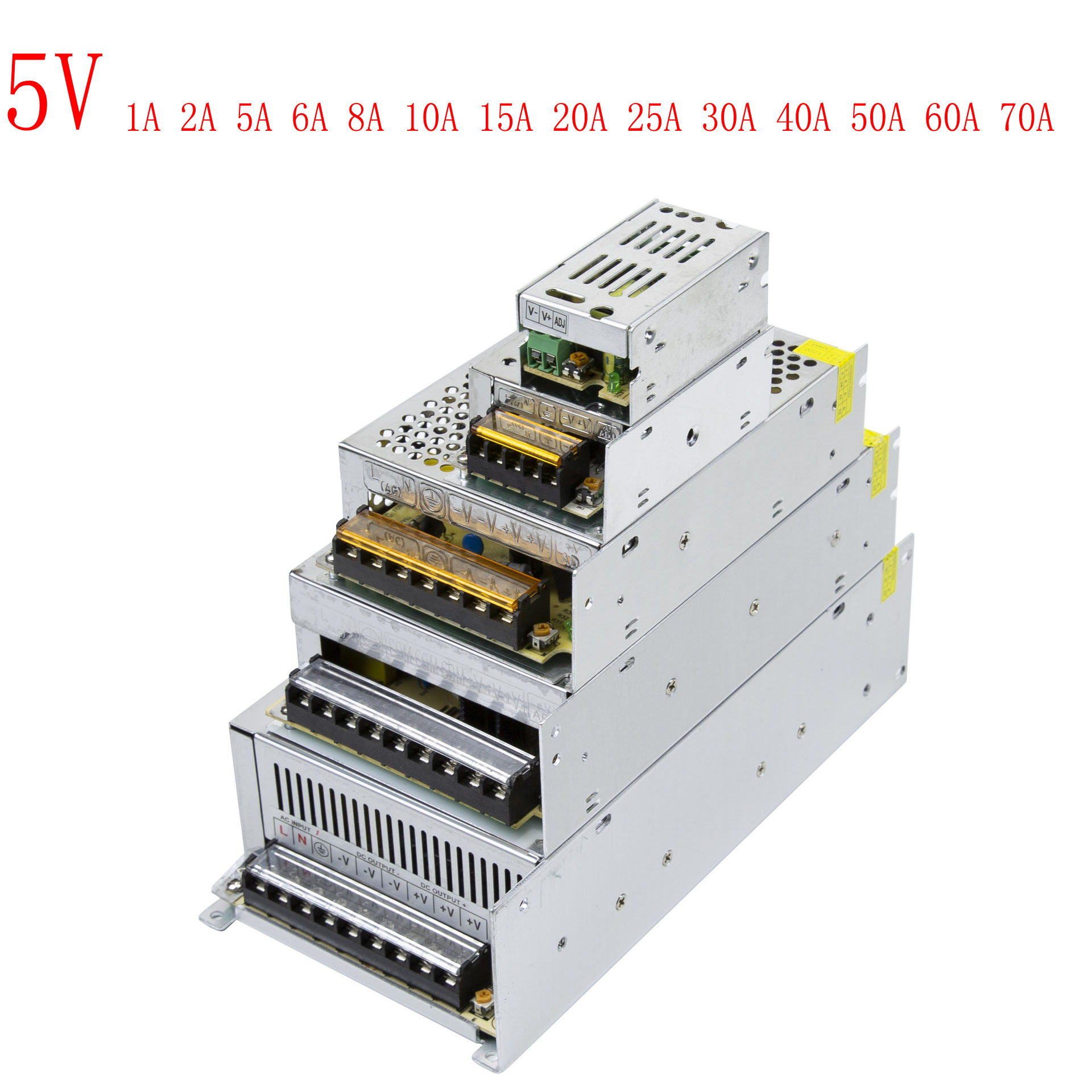 3D Printer Power Supply - Alimentatore switching DC 5V 2A 5A