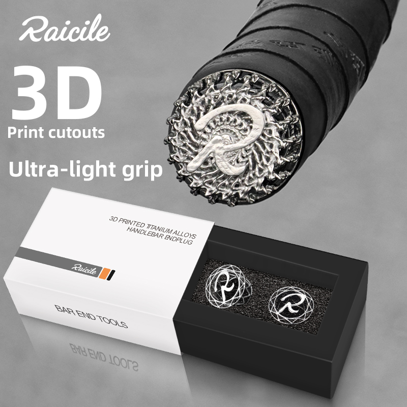 3D Printing Grip - Tappo Manubrio Bici in Lega di