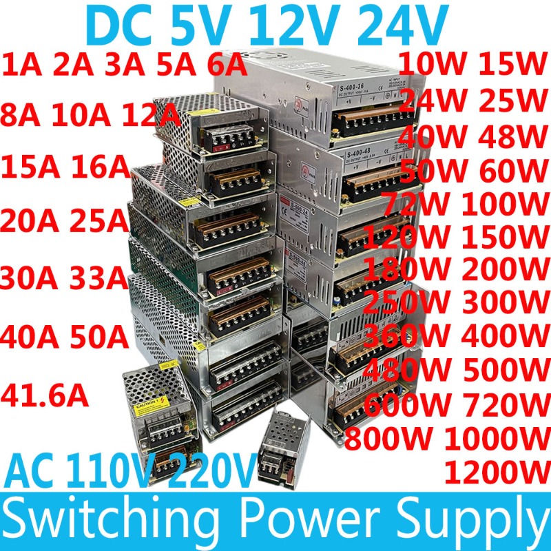 3D Printer Power Supply - Alimentatore switching AC 110V 220V a
