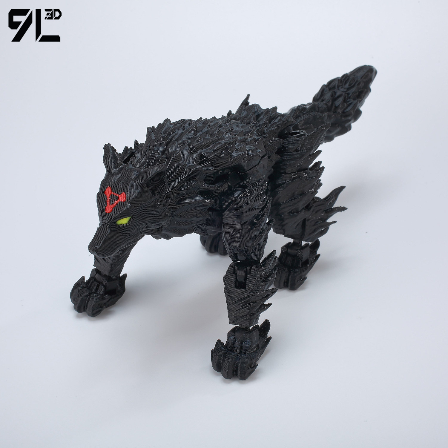 3D Printing Figure - 9L3D Lucky13 Dummy13 Action Figure Stampata