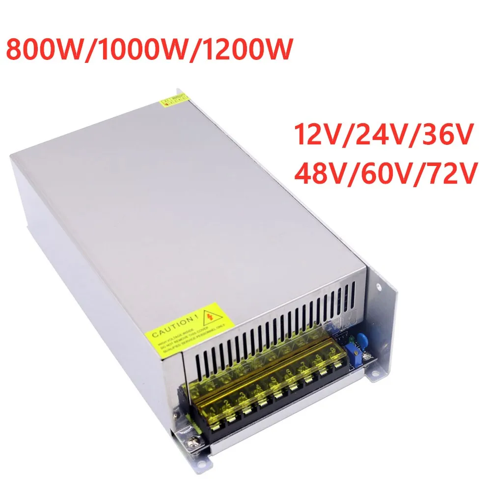 3D Printer Power Supply - Alimentatore Switching Regolabile 1200W/1000W/800W DC 12V
