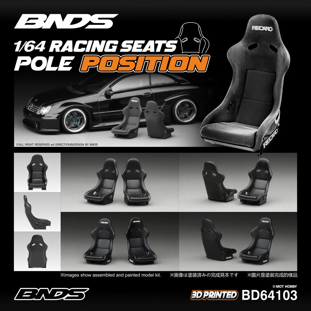 3D Printing Diecast Cars - BNDS 1/64 Sedili da Corsa Non