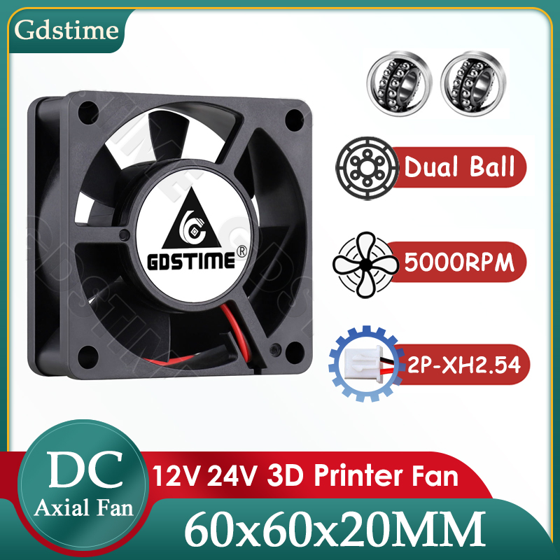 3D Printer Power Supply - Ventola di raffreddamento Gdstime 6020 24V