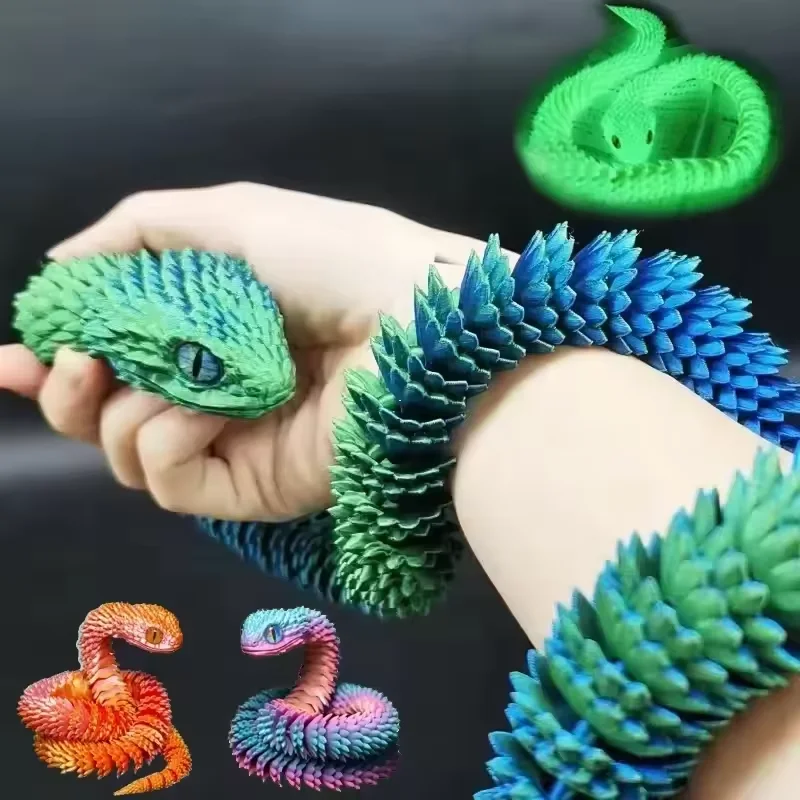 3D Printing Figure - Stampato in 3D Serpente Mobile Joint