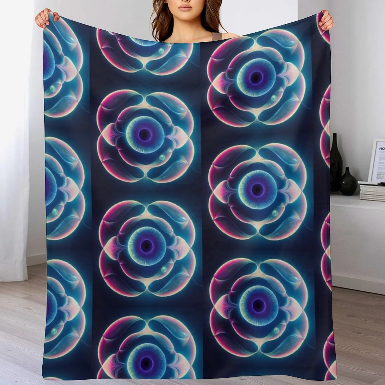 3D Printing Hologram - Coperta olografica con geometria sacra, coperta