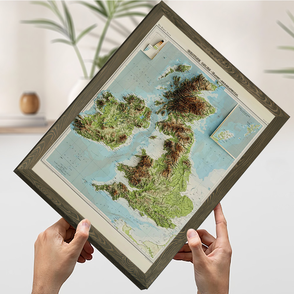 Poster con Mappa in Rilievo 3D - 3D Printing Figure recensione e prezzo
