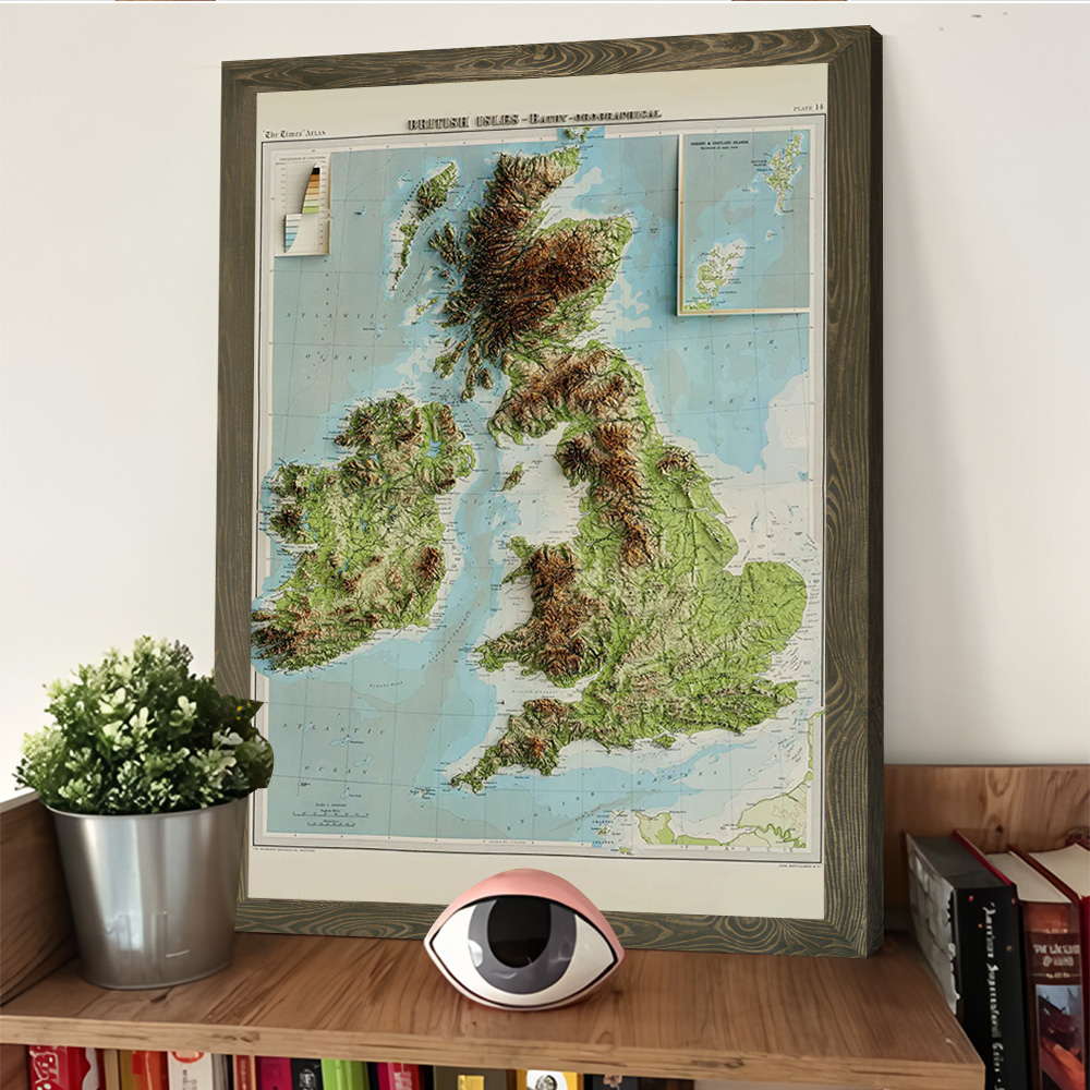 Poster con Mappa in Rilievo 3D - 3D Printing Figure recensione e prezzo
