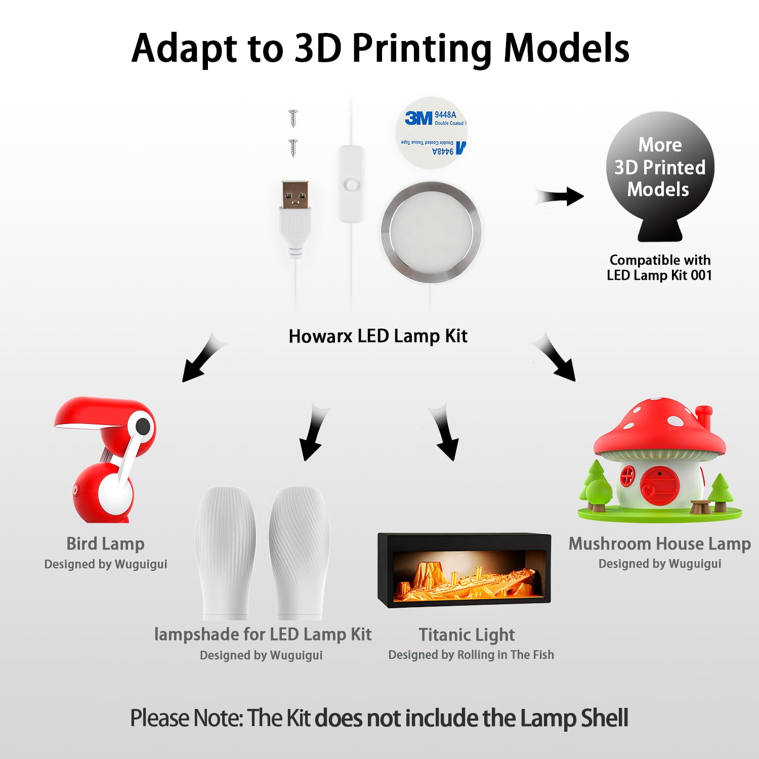 Kit Lampada LED per Stampante  - 3D Printer Power Supply recensione e prezzo