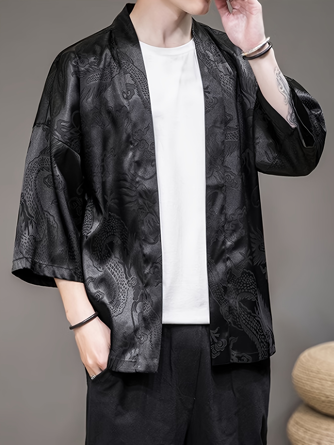 Kimono da uomo estivo 2026 con - 3D Printing Drawing recensione e prezzo