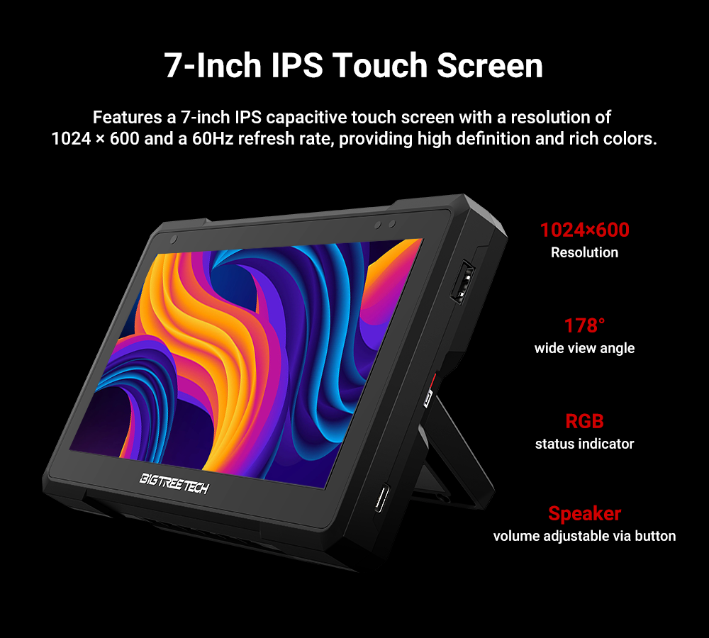 BIGTREETECH Pad 7 IPS Touch Sc - 3D Printing Warehouse recensione e prezzo